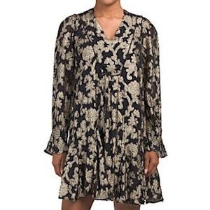 Anthropology Gold & Black Dress - NWT - Sz XL